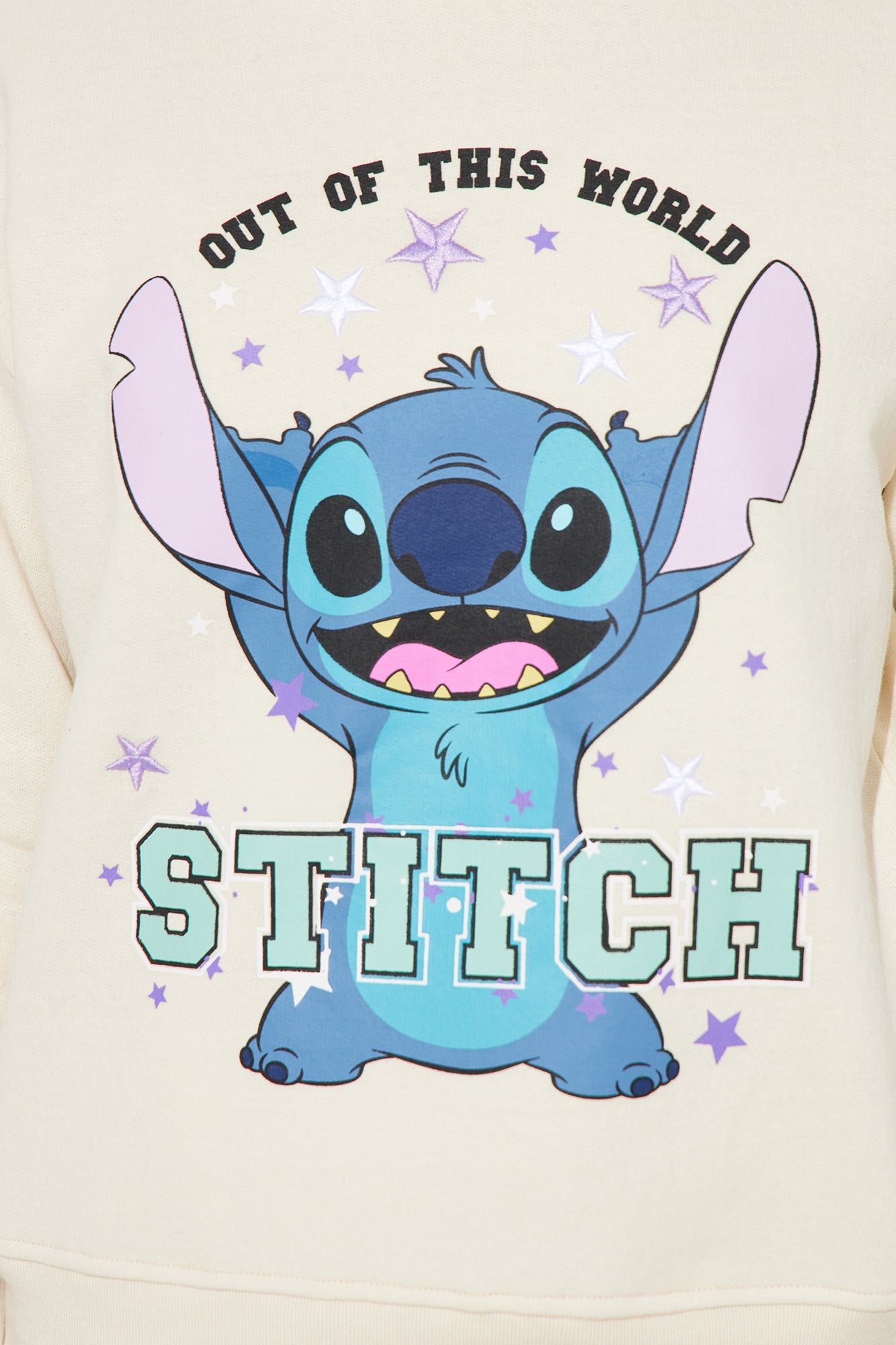 Mini Stitch Crew Neck Jogger Set - Ivory sold by Fashion Nova product image thumbnail 3