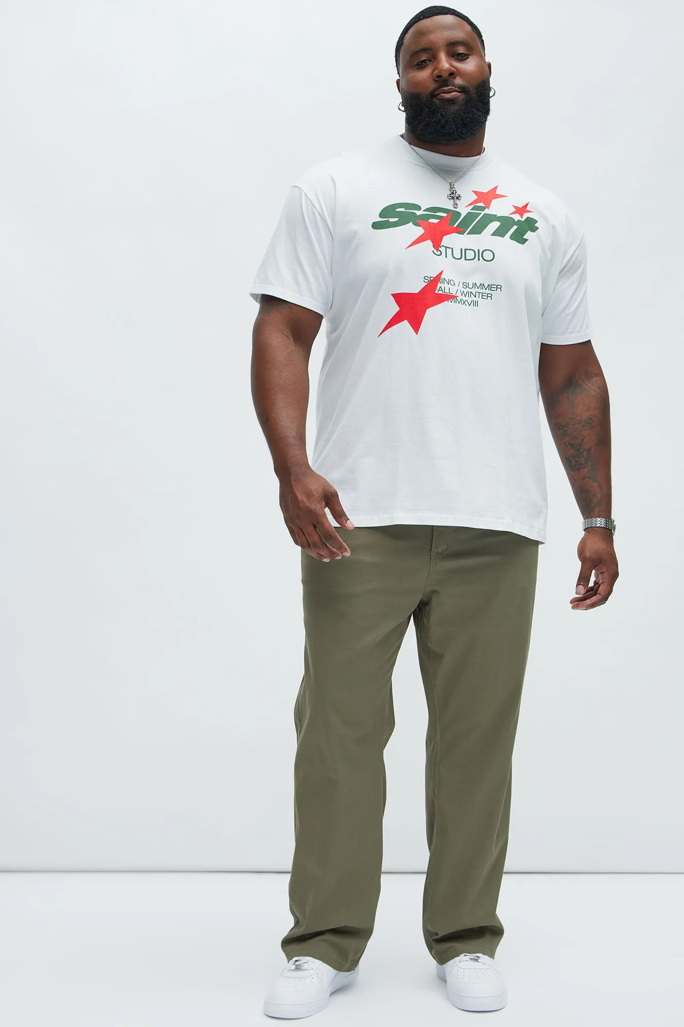 Saint Star Studio Short Sleeve Tee - White sold by Fashion Nova product image thumbnail 5