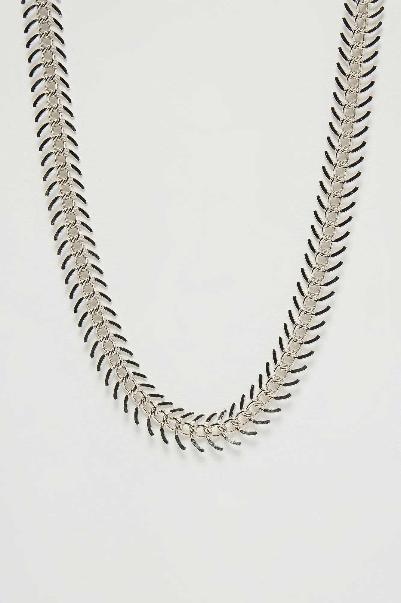 Fish Bone Necklace - Silver sold by Fashion Nova product image thumbnail 3