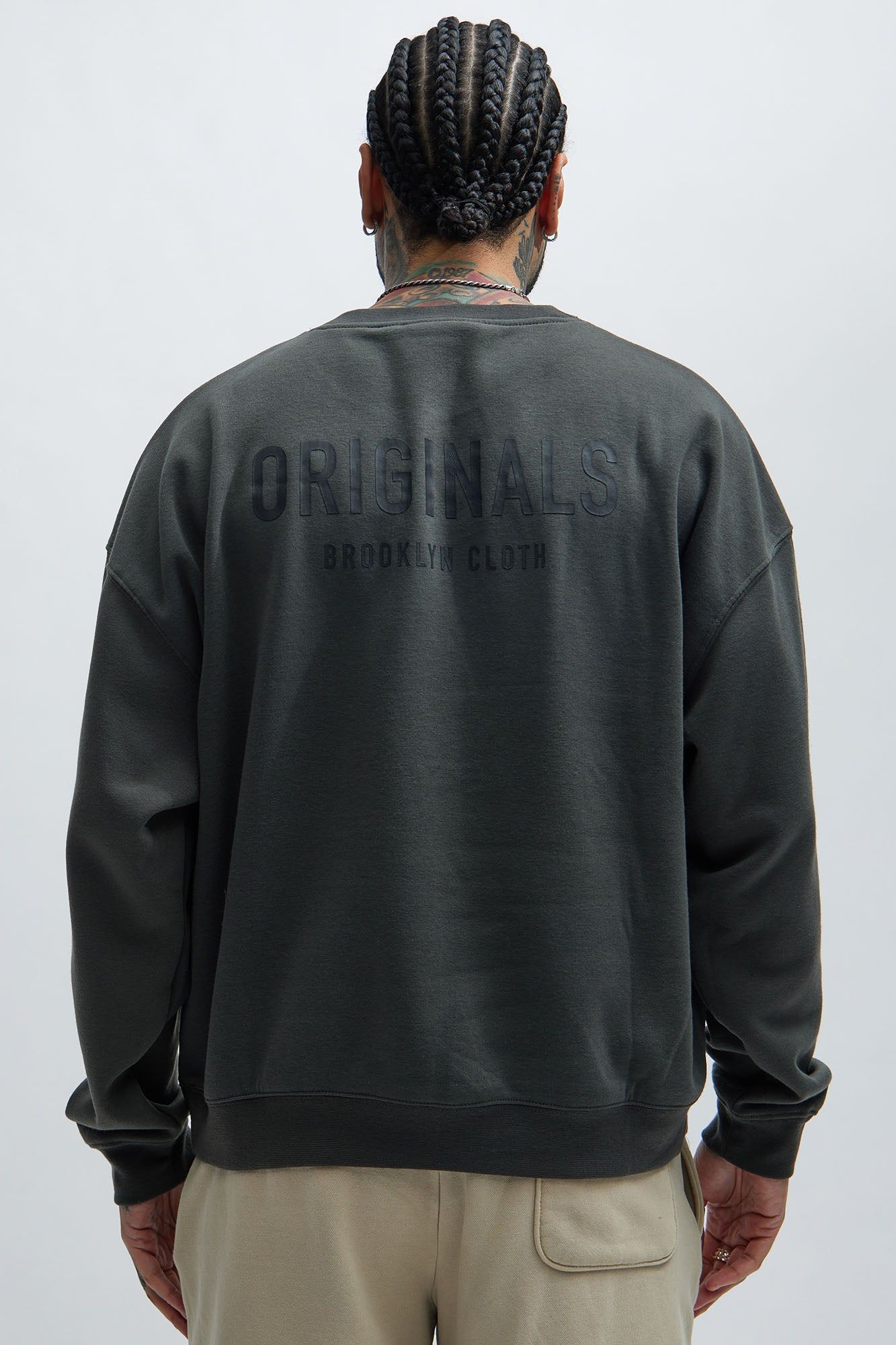 Original Brooklyn Crew Neck Sweatshirt - Black sold by Fashion Nova product image thumbnail 4