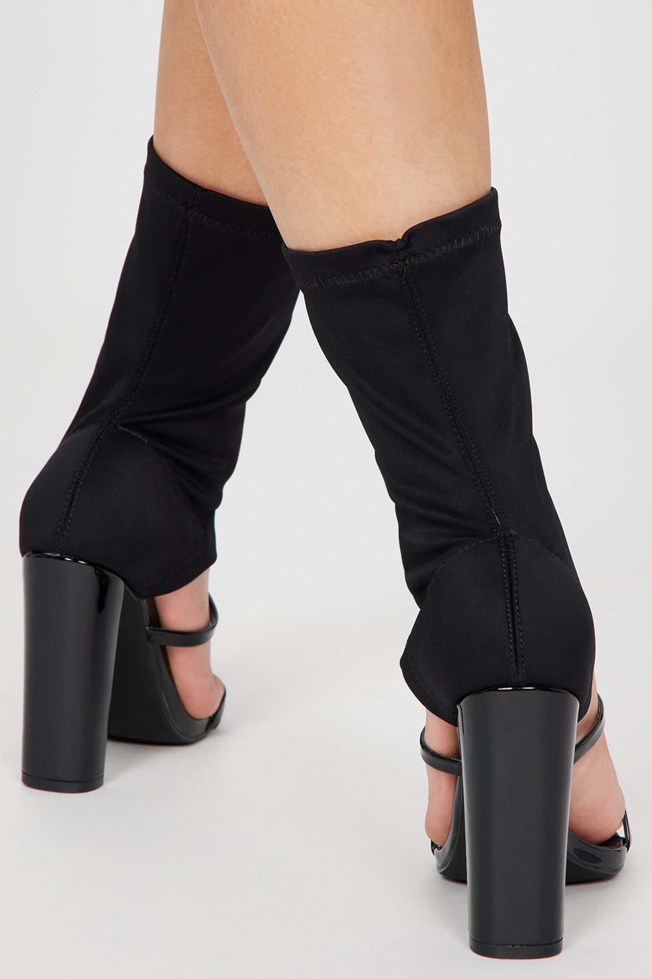 The Best Is Yet To Come Heeled Sandals - Black sold by Fashion Nova product image thumbnail 4