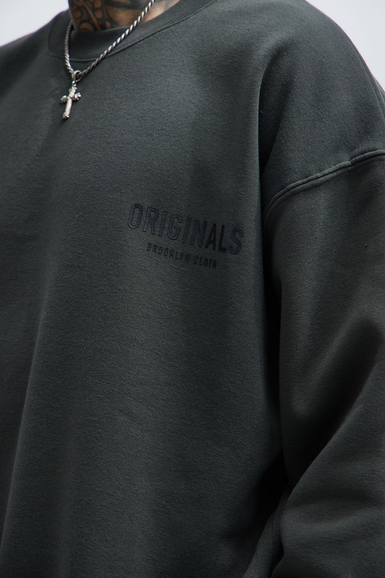 Original Brooklyn Crew Neck Sweatshirt - Black sold by Fashion Nova product image thumbnail 3