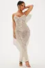 Monroe Sequin Maxi Dress - Tan sold by Fashion Nova