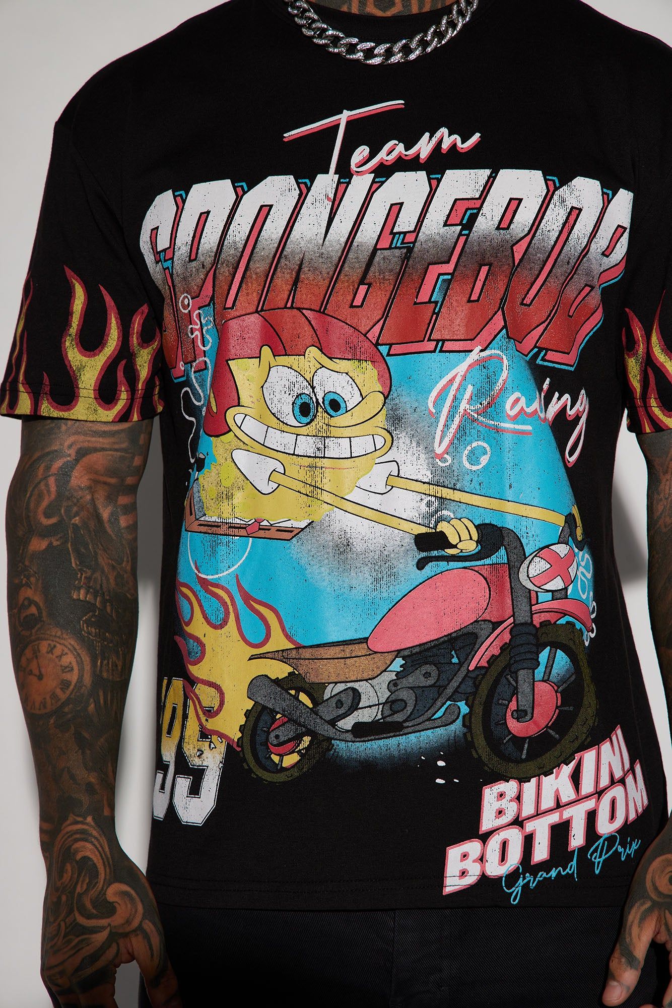 Team Spongebob Short Sleeve Tee - Black sold by Fashion Nova product image thumbnail 4