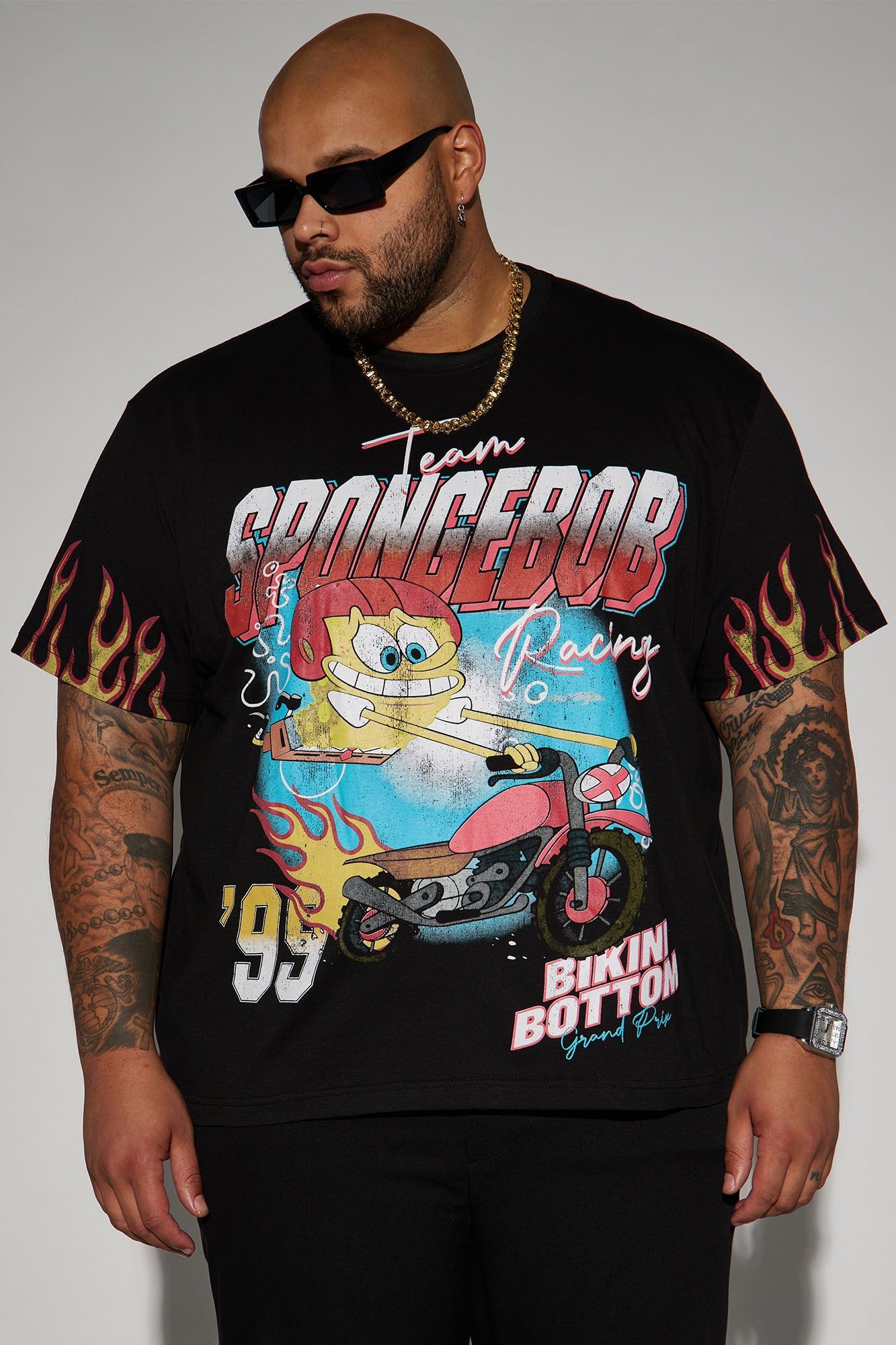 Team Spongebob Short Sleeve Tee - Black sold by Fashion Nova product image thumbnail 3