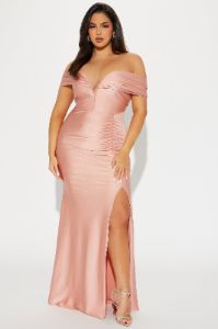 Don't Look Back Gown - Mauve sold by Fashion Nova