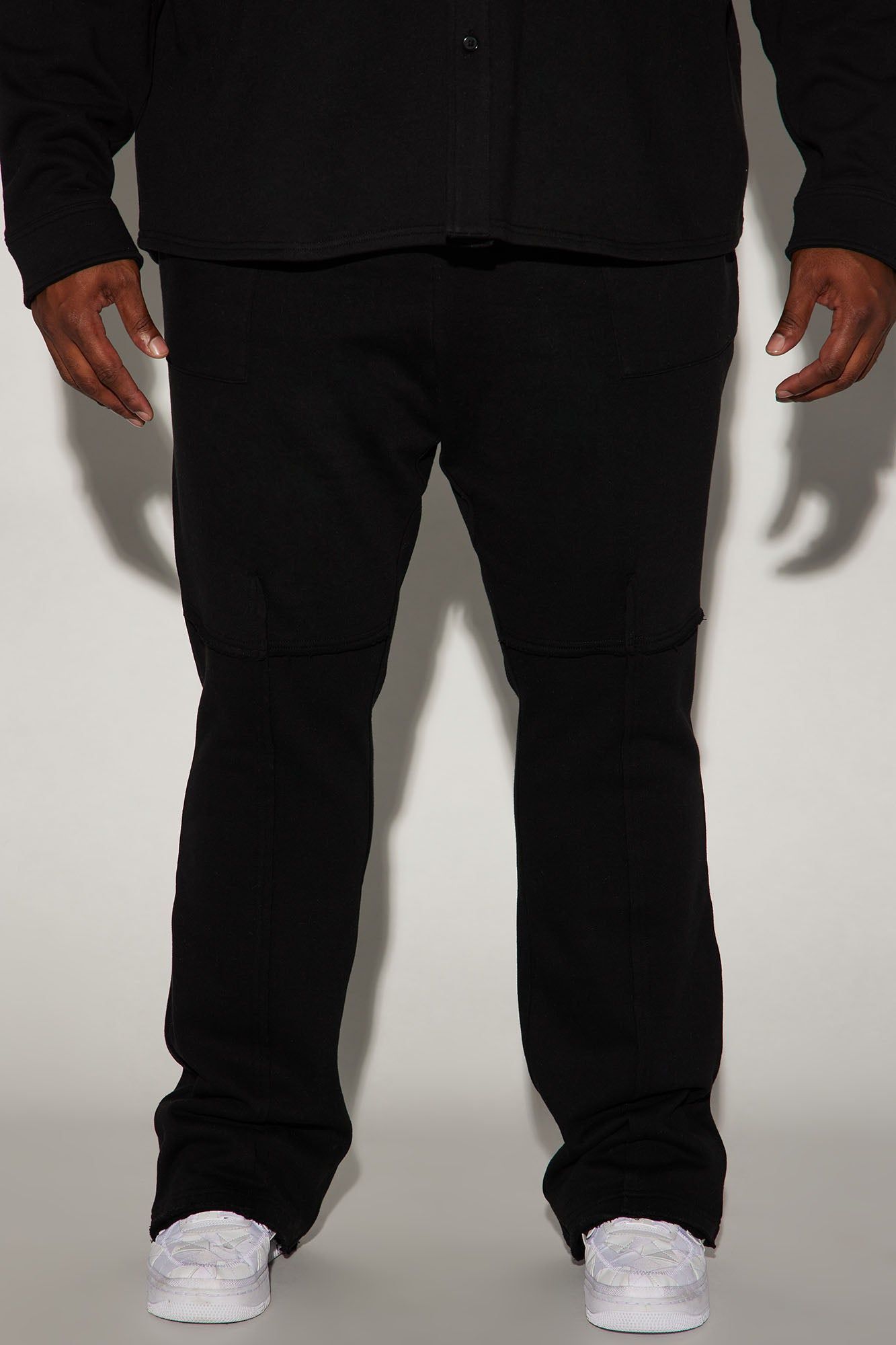 Lucian Skinny Flare Sweatpant - Black sold by Fashion Nova product image thumbnail 5