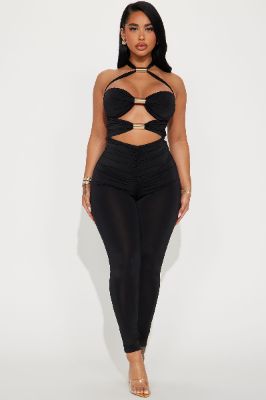 Think It Over Jumpsuit - Black sold by Fashion Nova