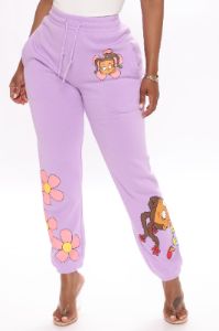 Susie Carmichael Rugrats Sweatpants - Lavender sold by Fashion Nova