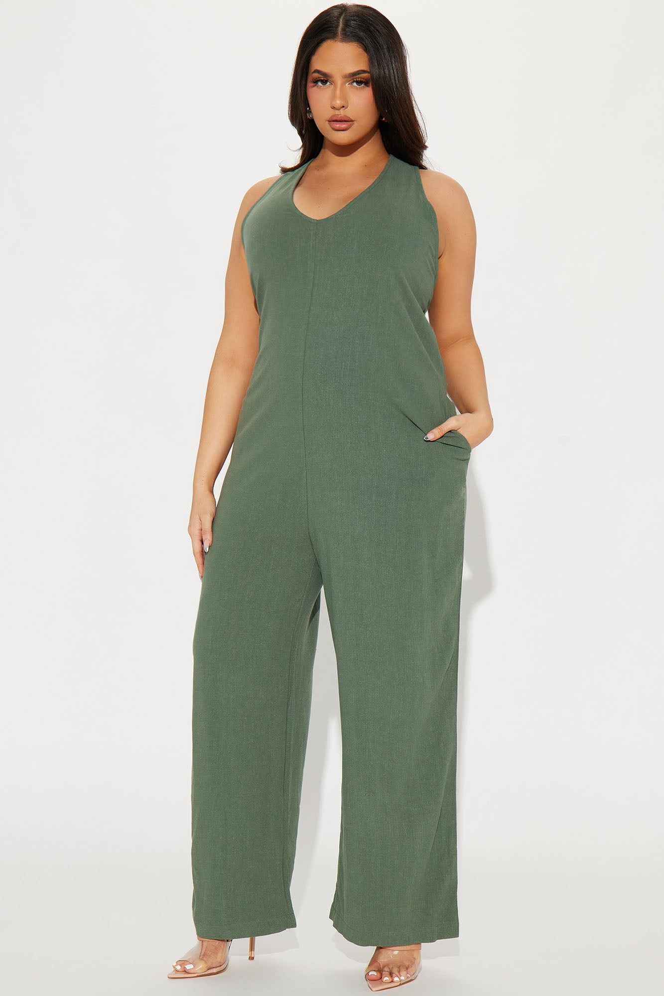 Won't Get Over You Jumpsuit - Green sold by Fashion Nova product image thumbnail 4