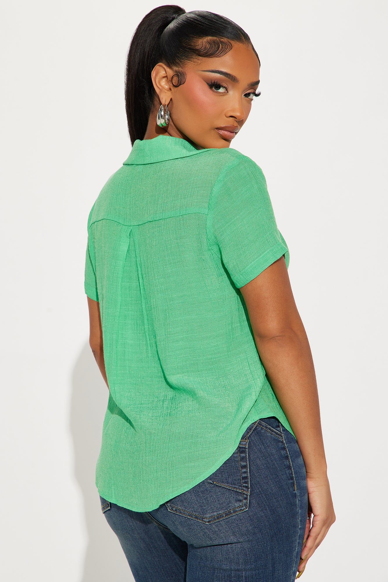 Dawn Shirt - Green sold by Fashion Nova product image thumbnail 3