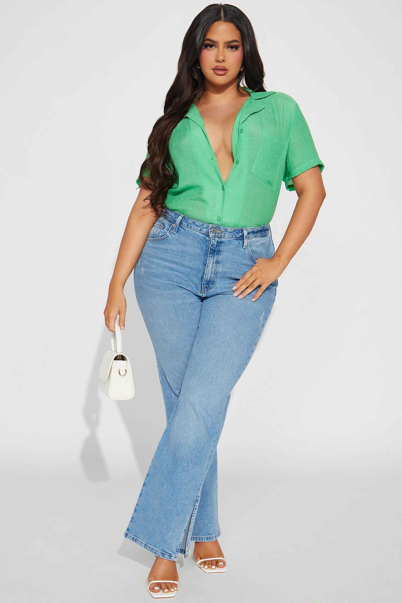 Dawn Shirt - Green sold by Fashion Nova product image thumbnail 5