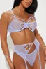 Mesh Together 3 Piece Garter Set - Lavender sold by Fashion Nova
