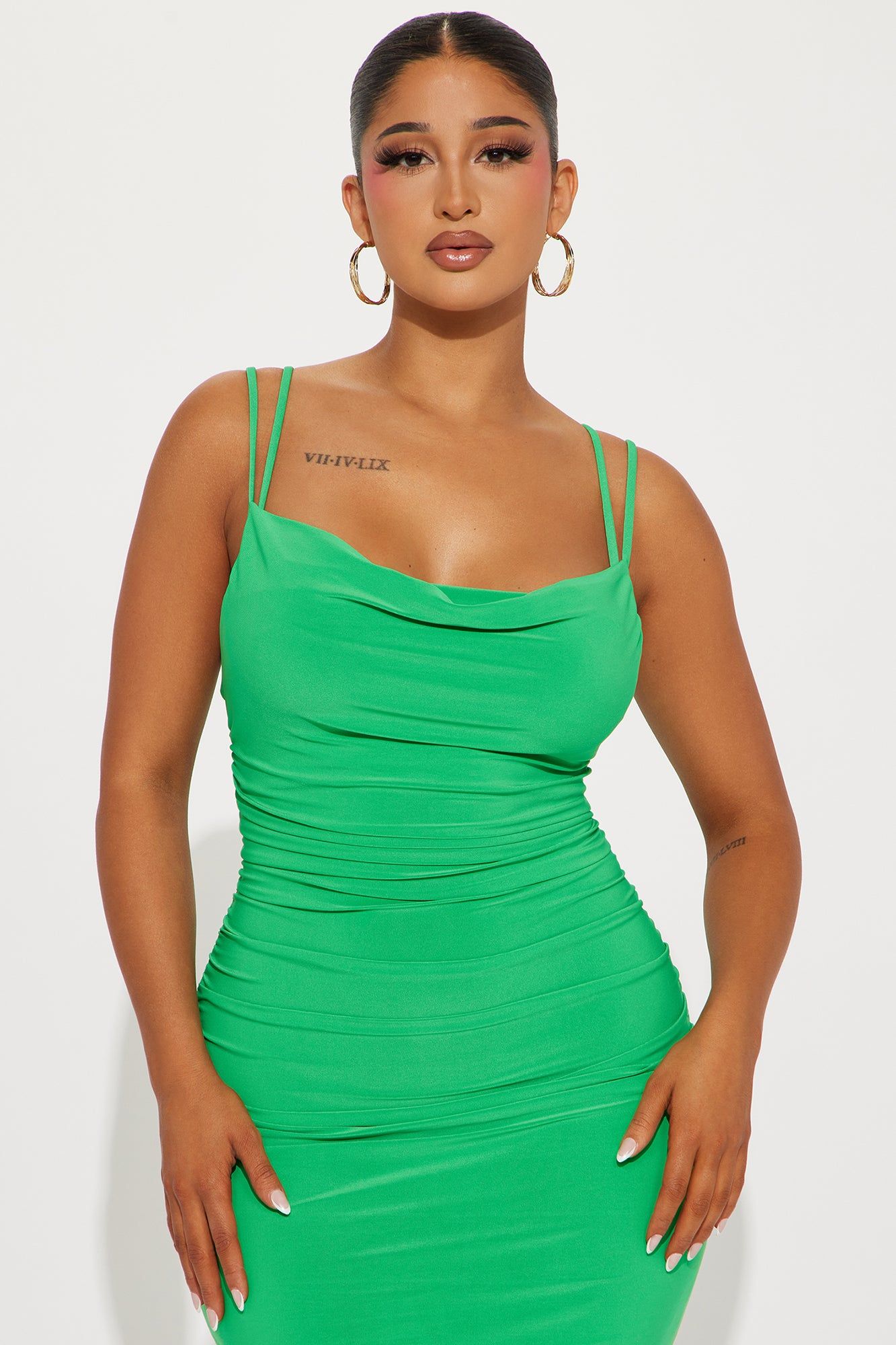 Jen Midi Dress - Kelly Green sold by Fashion Nova product image thumbnail 2