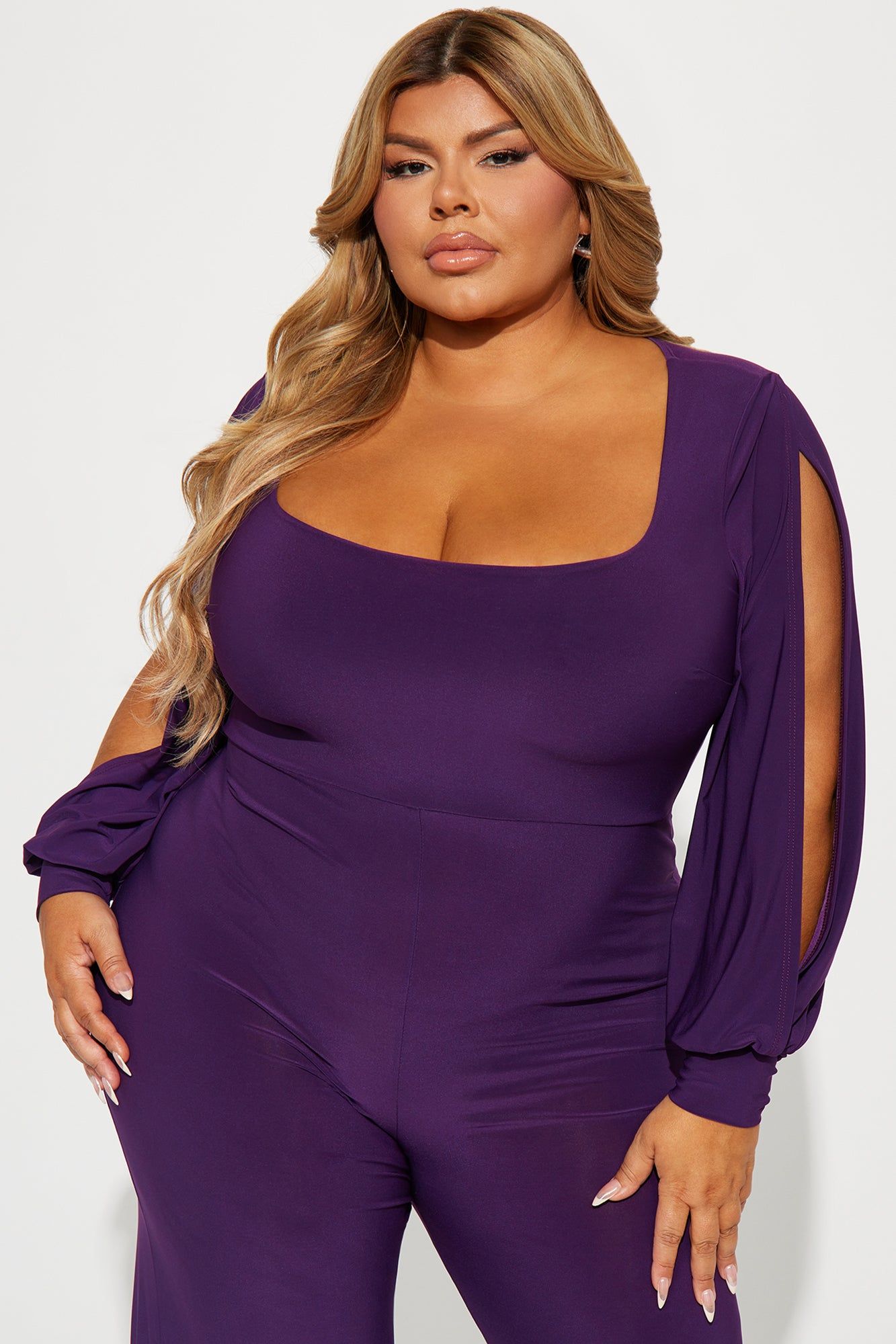 Ella Jumpsuit - Eggplant sold by Fashion Nova product image thumbnail 5