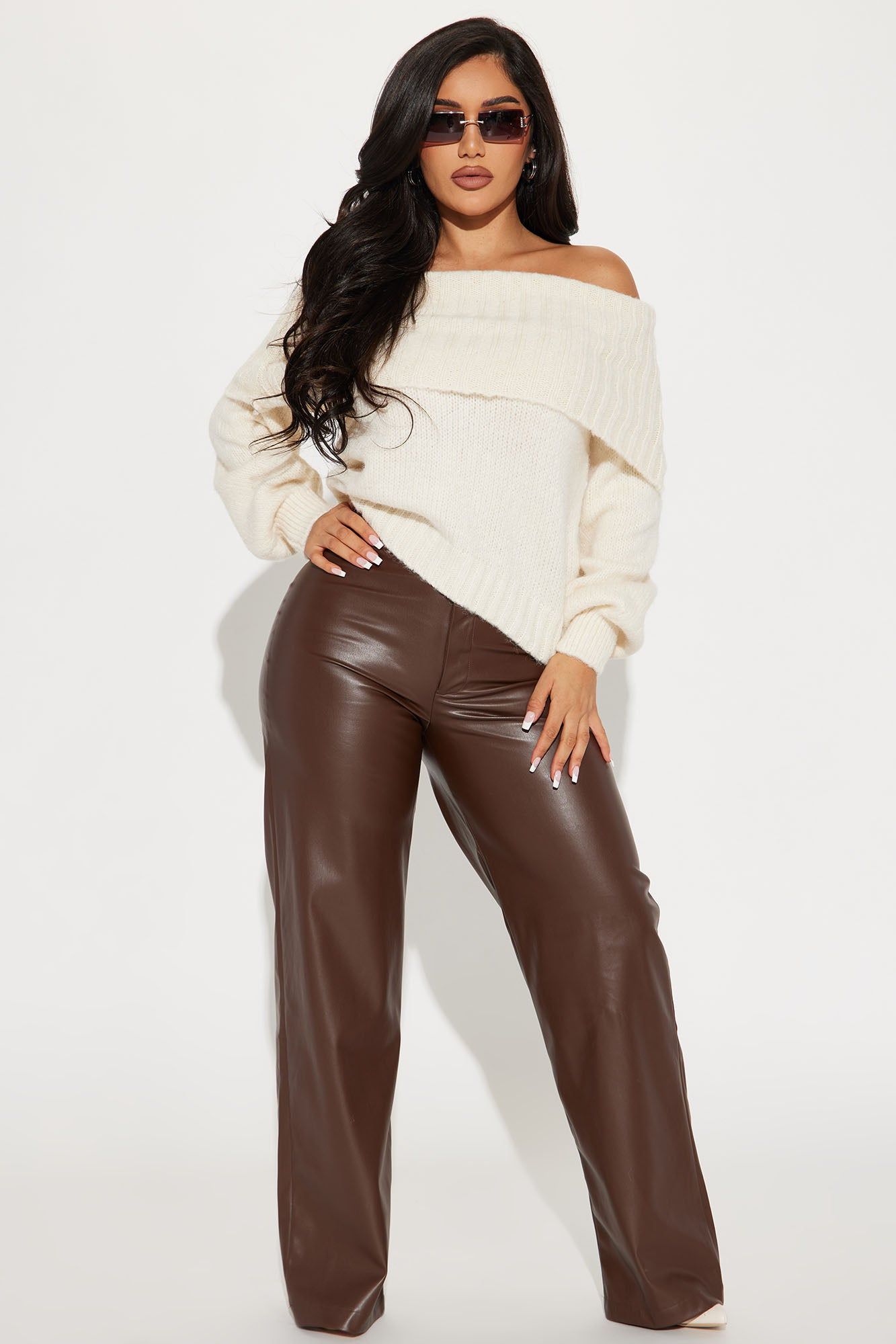 Call Me Off Shoulder Sweater - Beige sold by Fashion Nova product image thumbnail 2