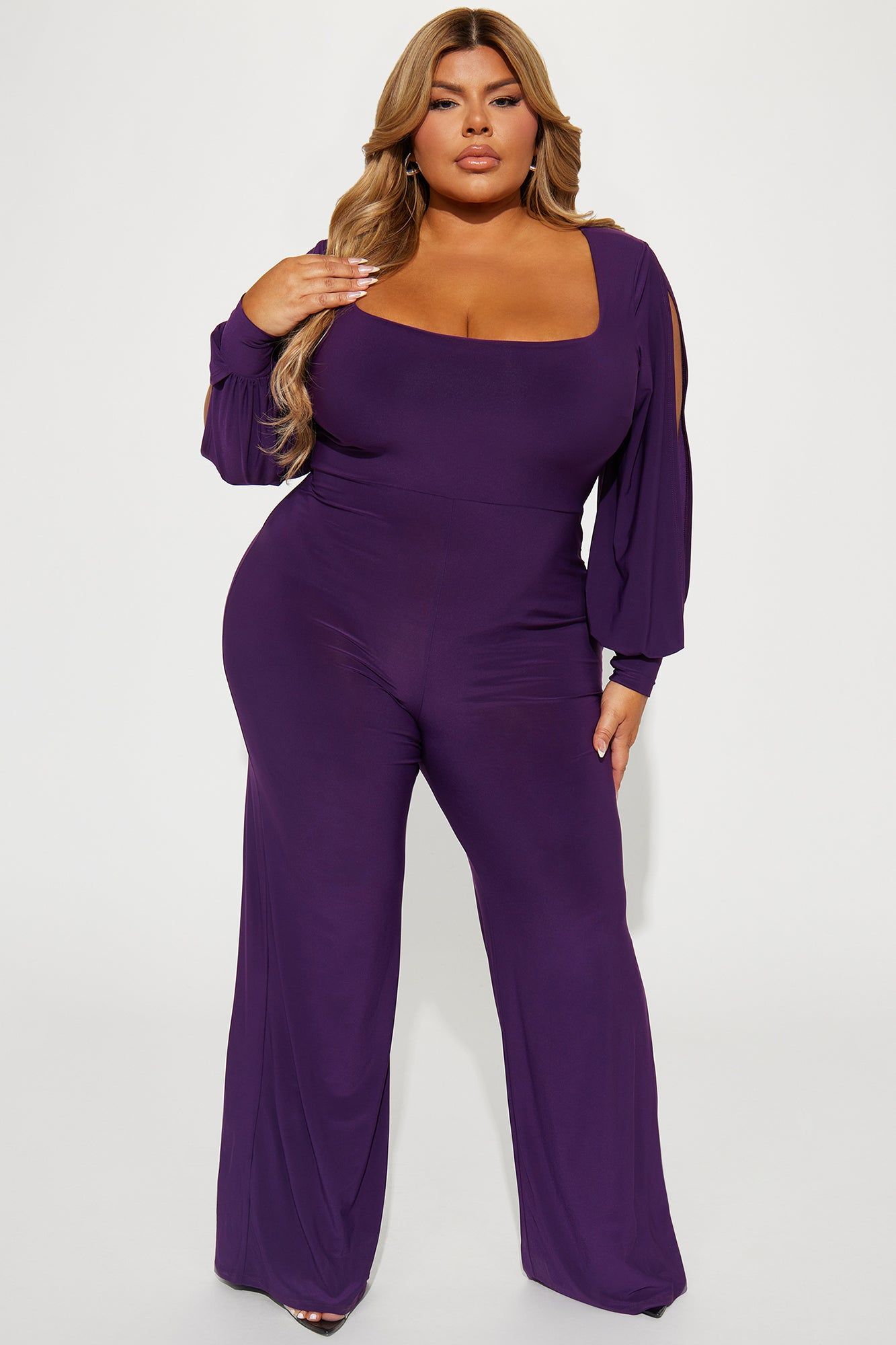 Ella Jumpsuit - Eggplant sold by Fashion Nova product image thumbnail 4
