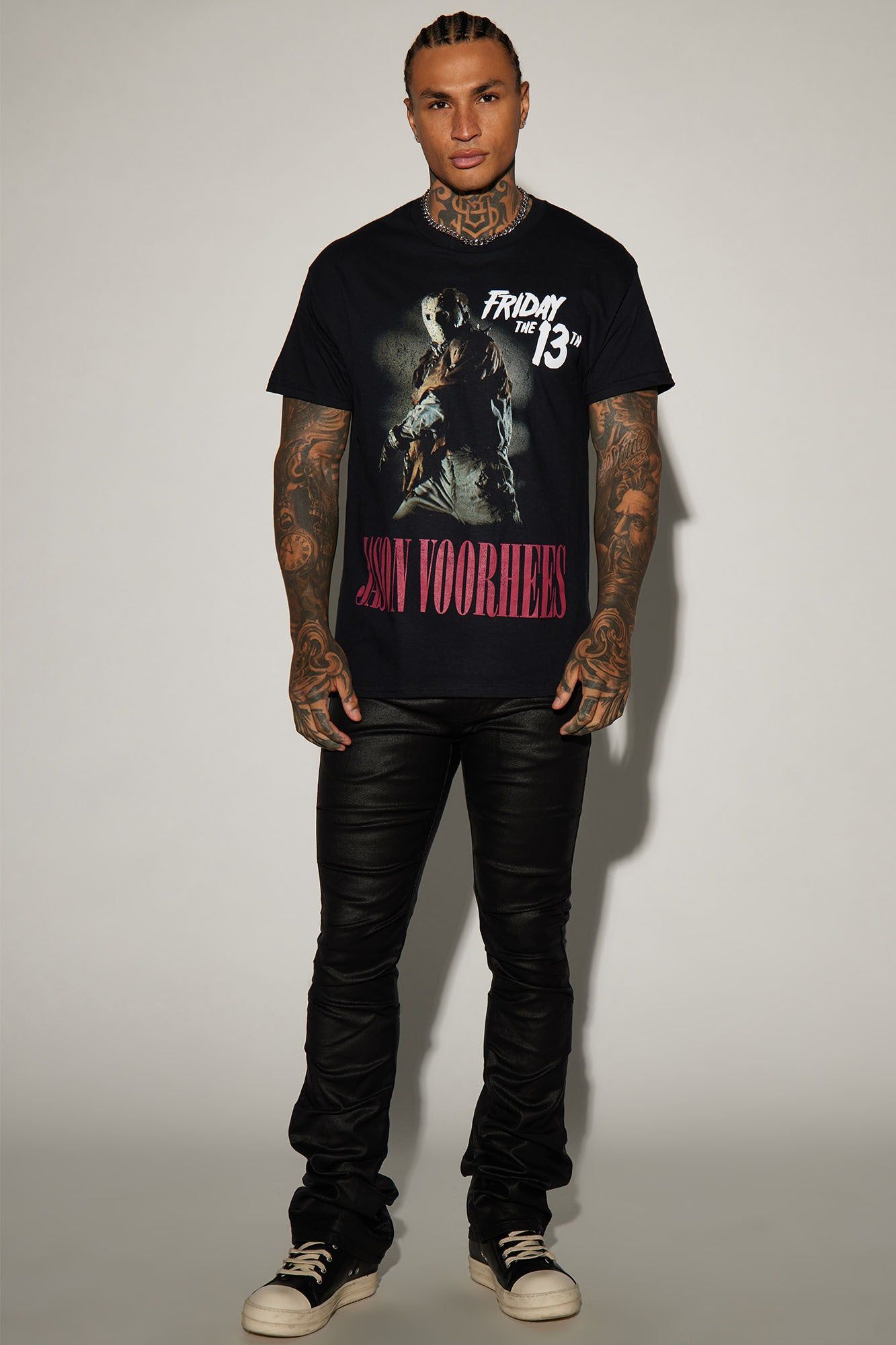 Friday The 13th Jason Voorhees Short Sleeve Tee - Black sold by Fashion Nova product image thumbnail 2