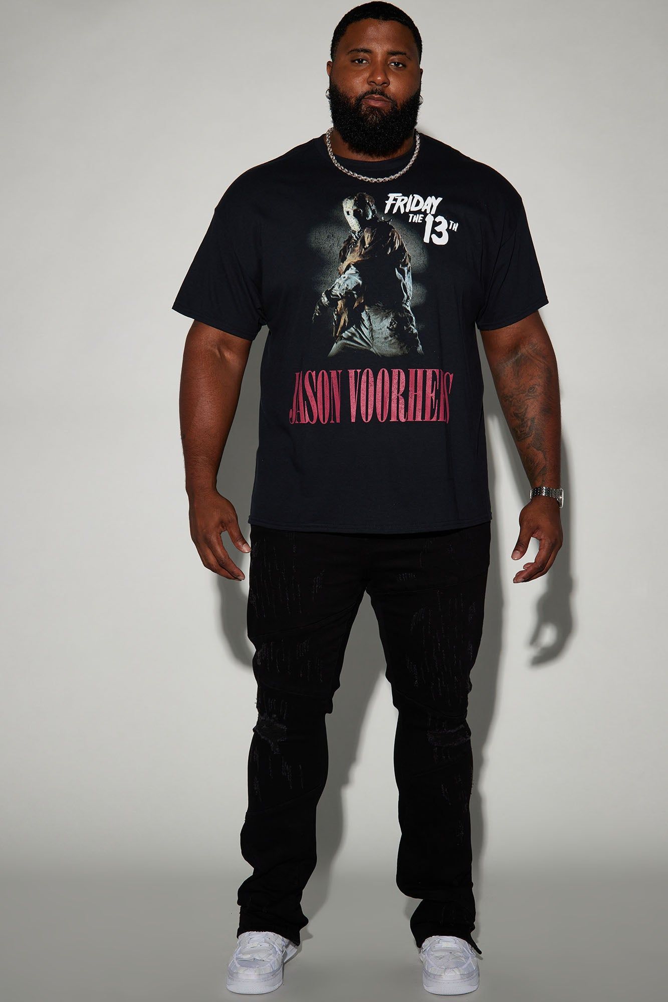Friday The 13th Jason Voorhees Short Sleeve Tee - Black sold by Fashion Nova product image thumbnail 5
