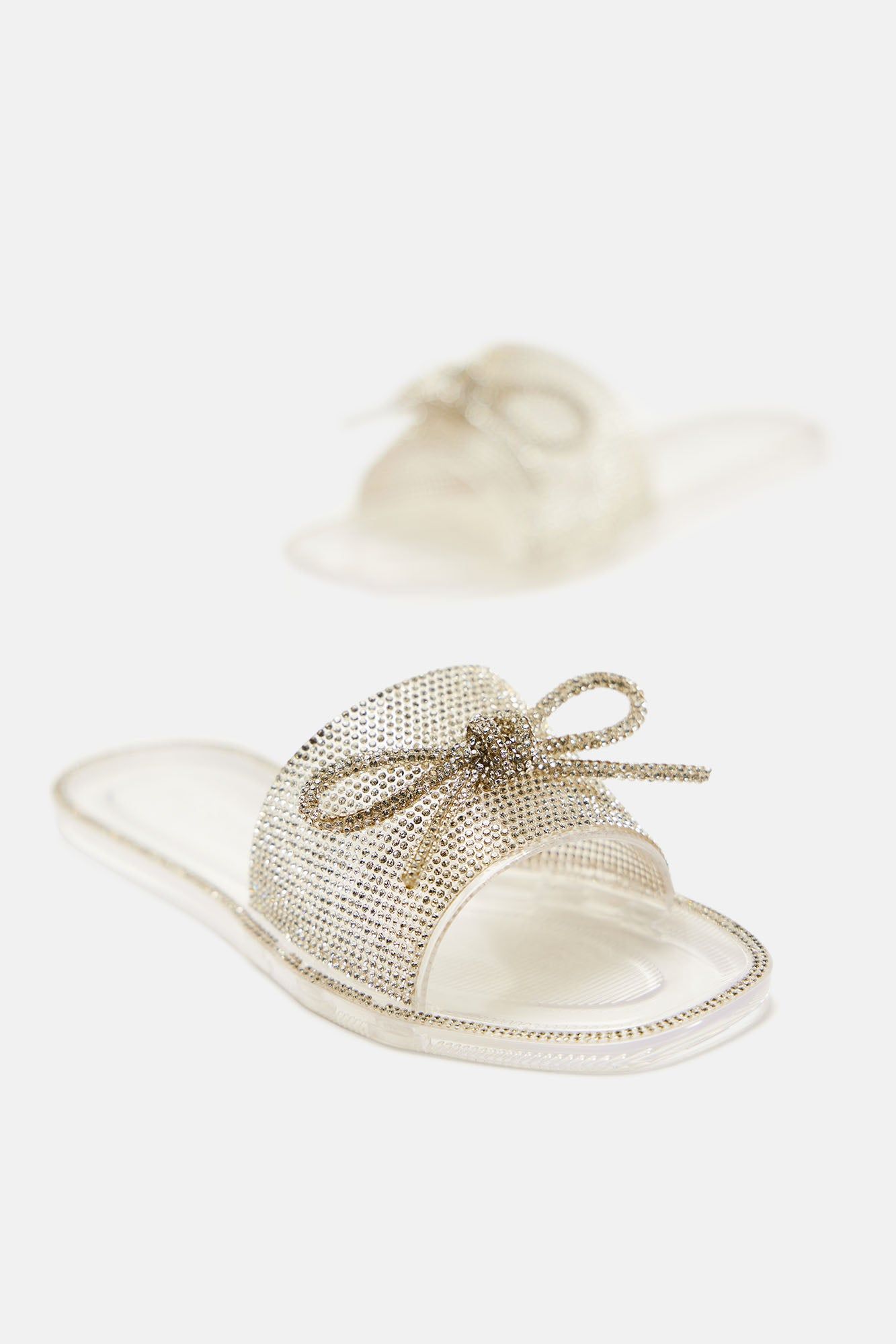 Always Sweet Embellished Sandals - Clear sold by Fashion Nova product image thumbnail 3