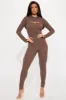 Everyday Grind Jumpsuit Set - Brown sold by Fashion Nova
