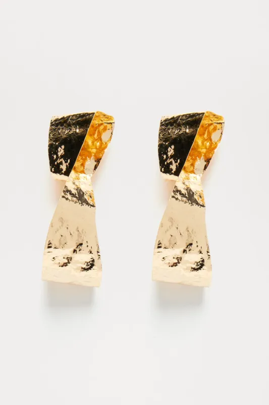 Elements Of Eden Earrings - Gold sold by Fashion Nova