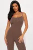 Everyday Grind Jumpsuit Set - Brown sold by Fashion Nova