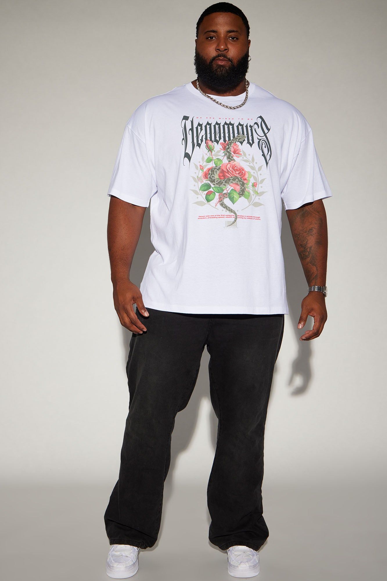 Venomous Short Sleeve Tee - White sold by Fashion Nova product image thumbnail 5
