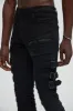 Pleat Me Down Stacked Skinny Flare Pants - Black sold by Fashion Nova