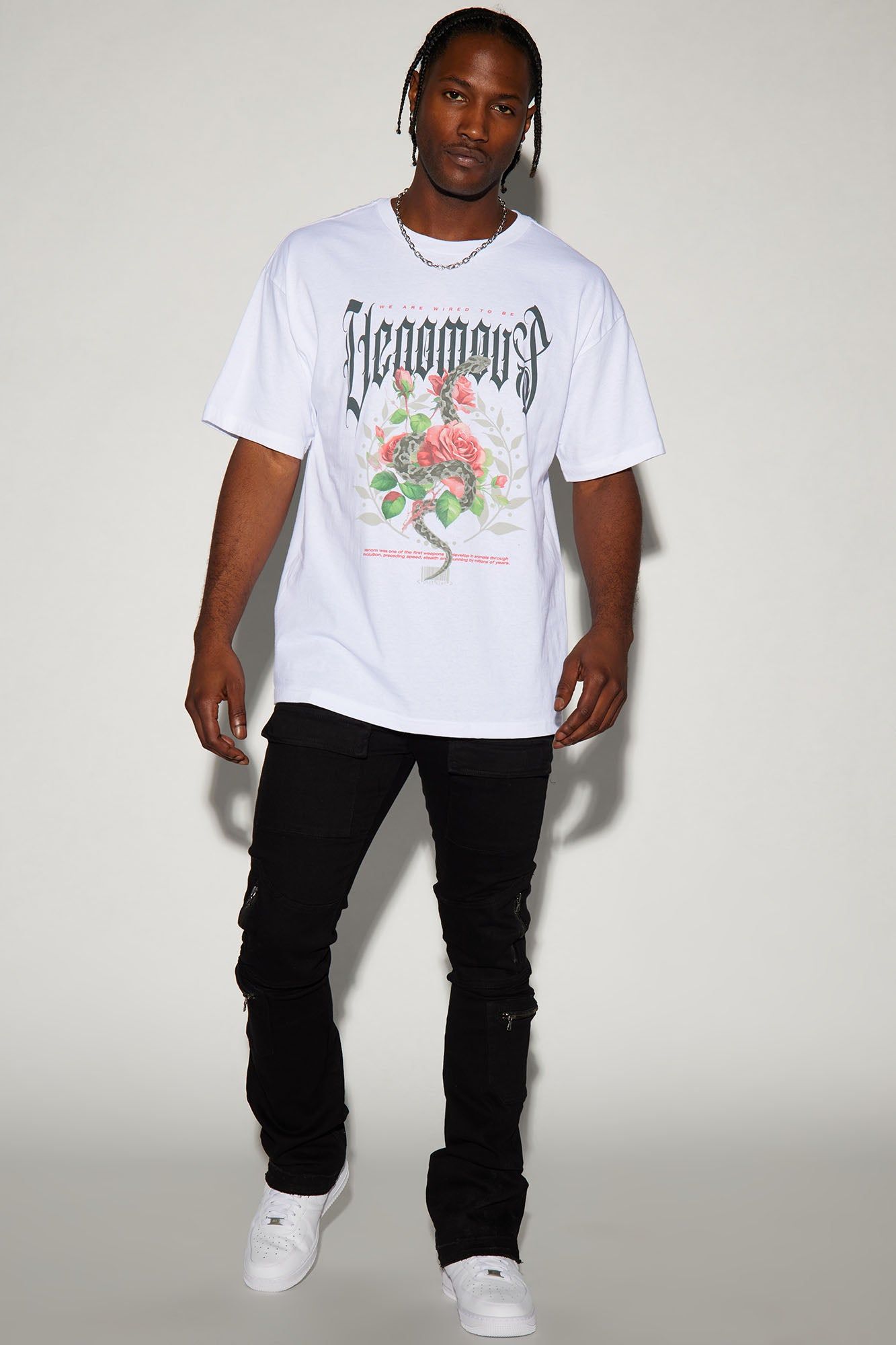 Venomous Short Sleeve Tee - White sold by Fashion Nova product image thumbnail 2