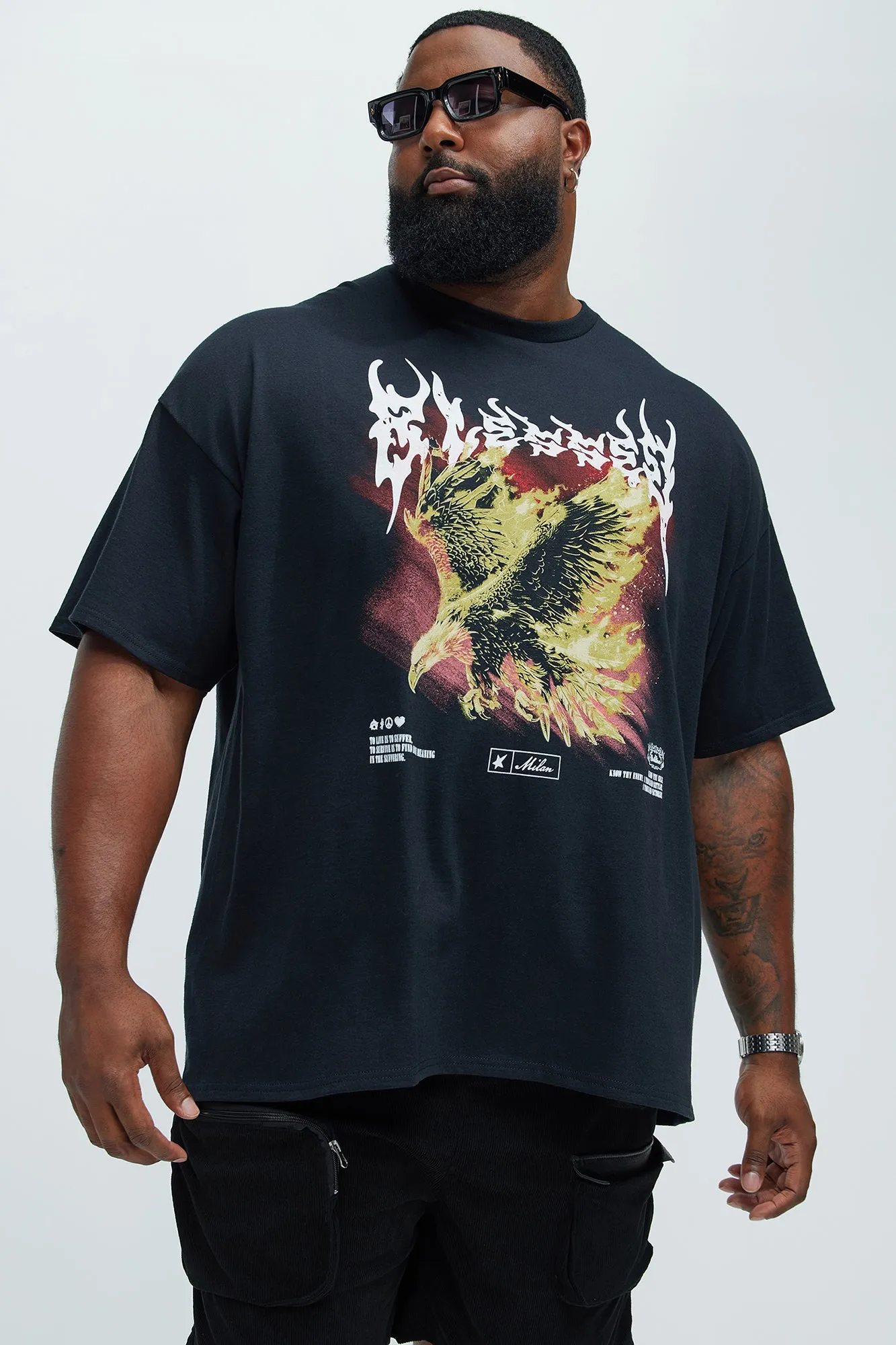 Successor Short Sleeve Tee - Black sold by Fashion Nova product image thumbnail 4