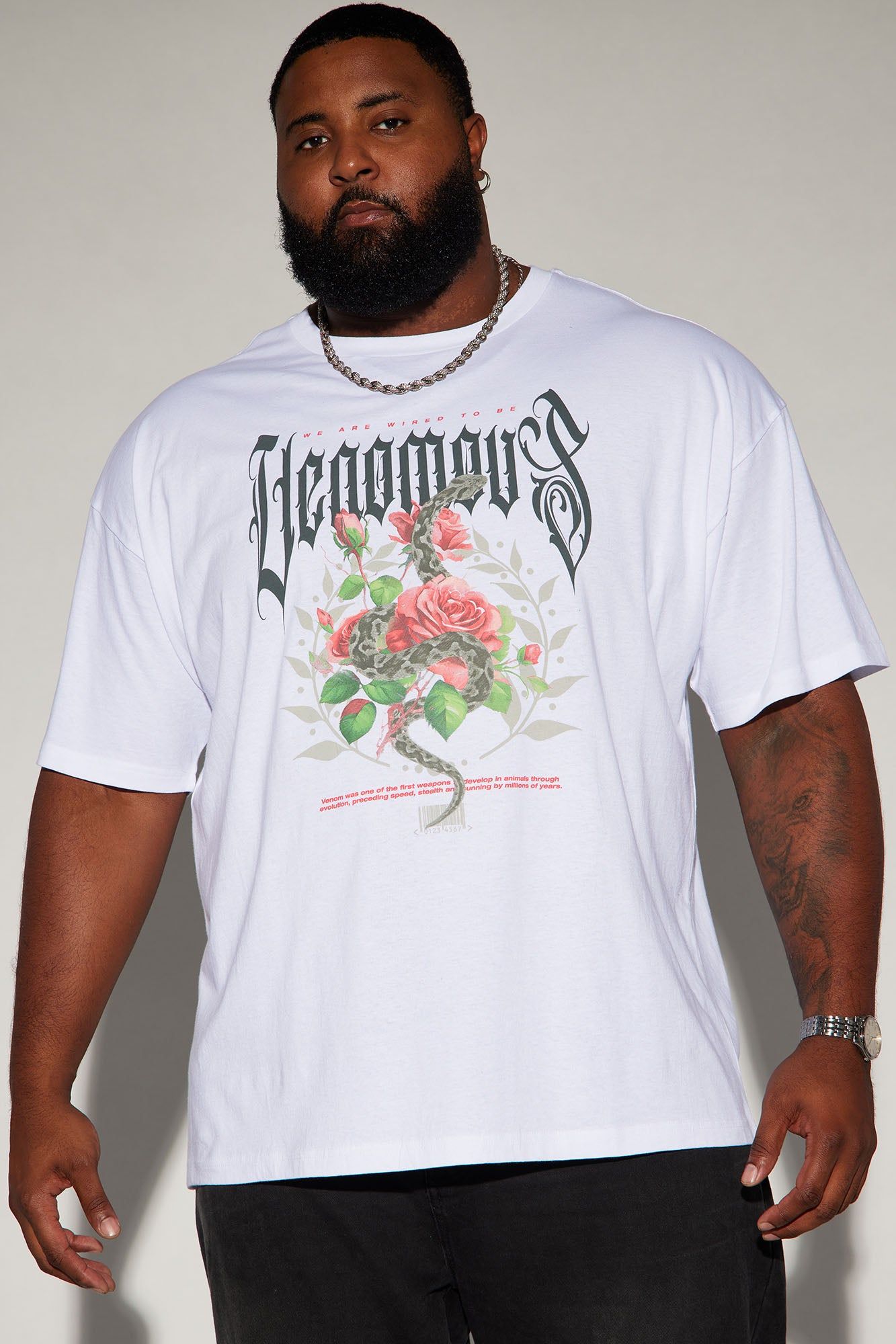 Venomous Short Sleeve Tee - White sold by Fashion Nova product image thumbnail 4