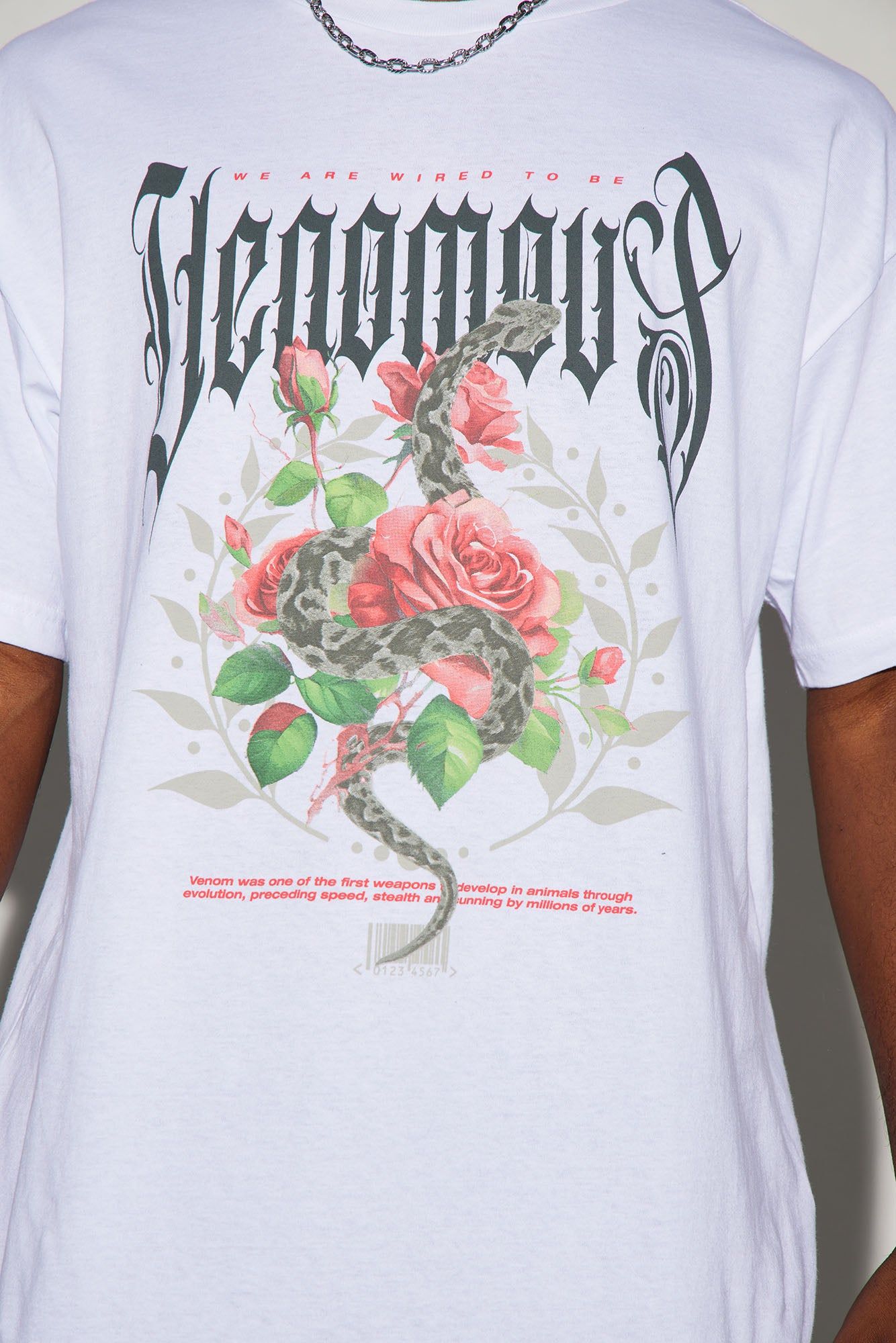 Venomous Short Sleeve Tee - White sold by Fashion Nova product image thumbnail 3