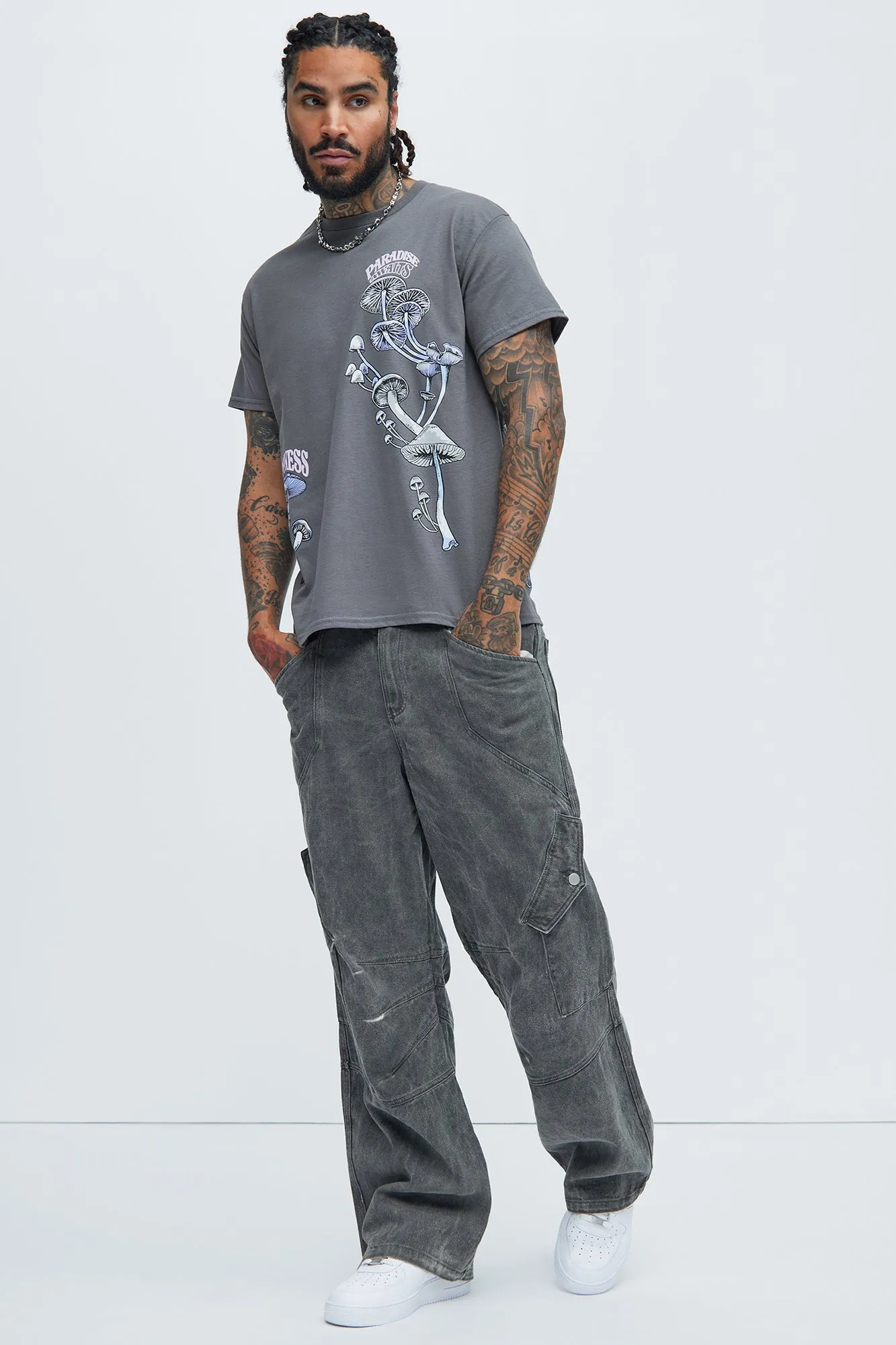 Good Things Come To You Short Sleeve Tee - Charcoal sold by Fashion Nova product image thumbnail 2