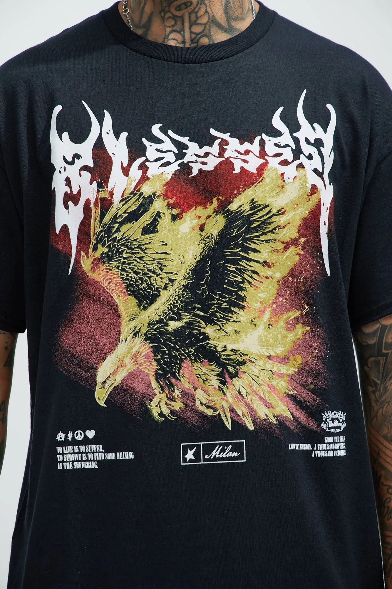 Successor Short Sleeve Tee - Black sold by Fashion Nova product image thumbnail 3