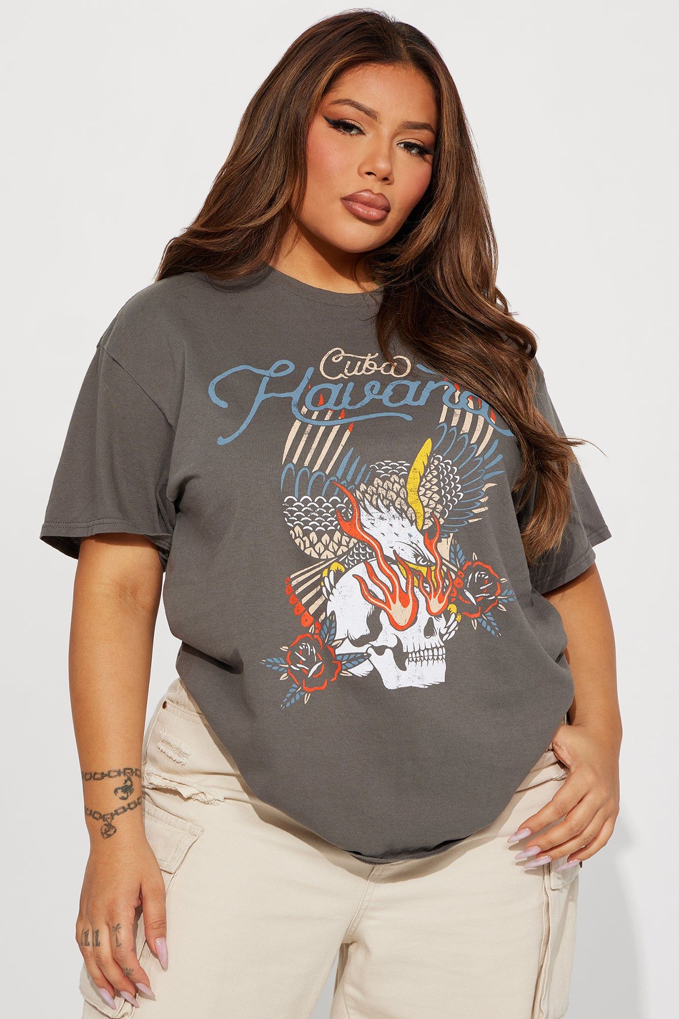 Havana Graphic Tshirt - Charcoal sold by Fashion Nova product image thumbnail 4