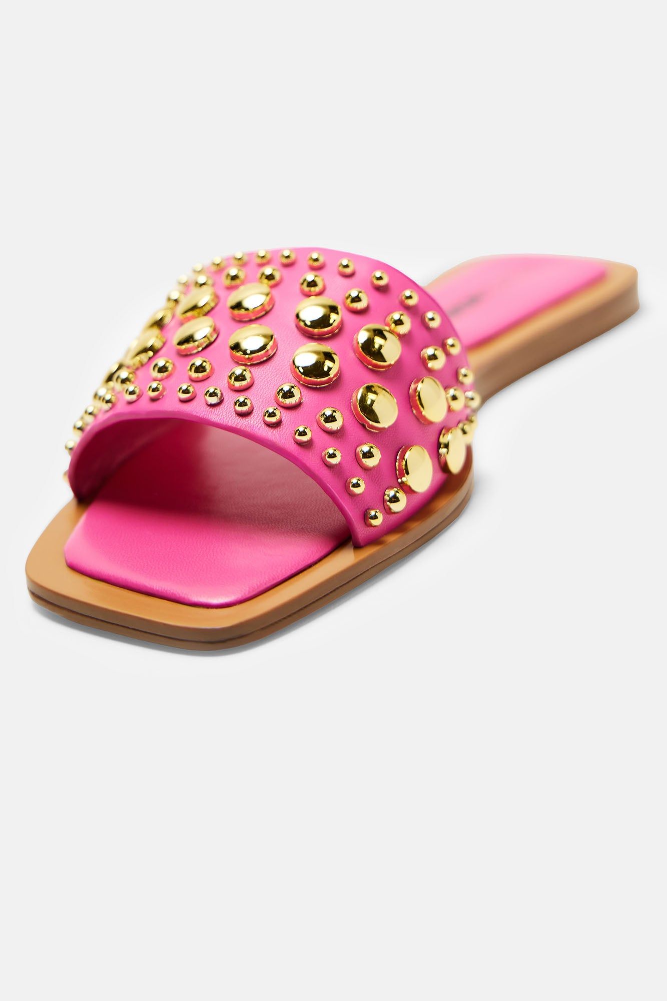 Easy On The Eyes Flat Sandals - Pink sold by Fashion Nova