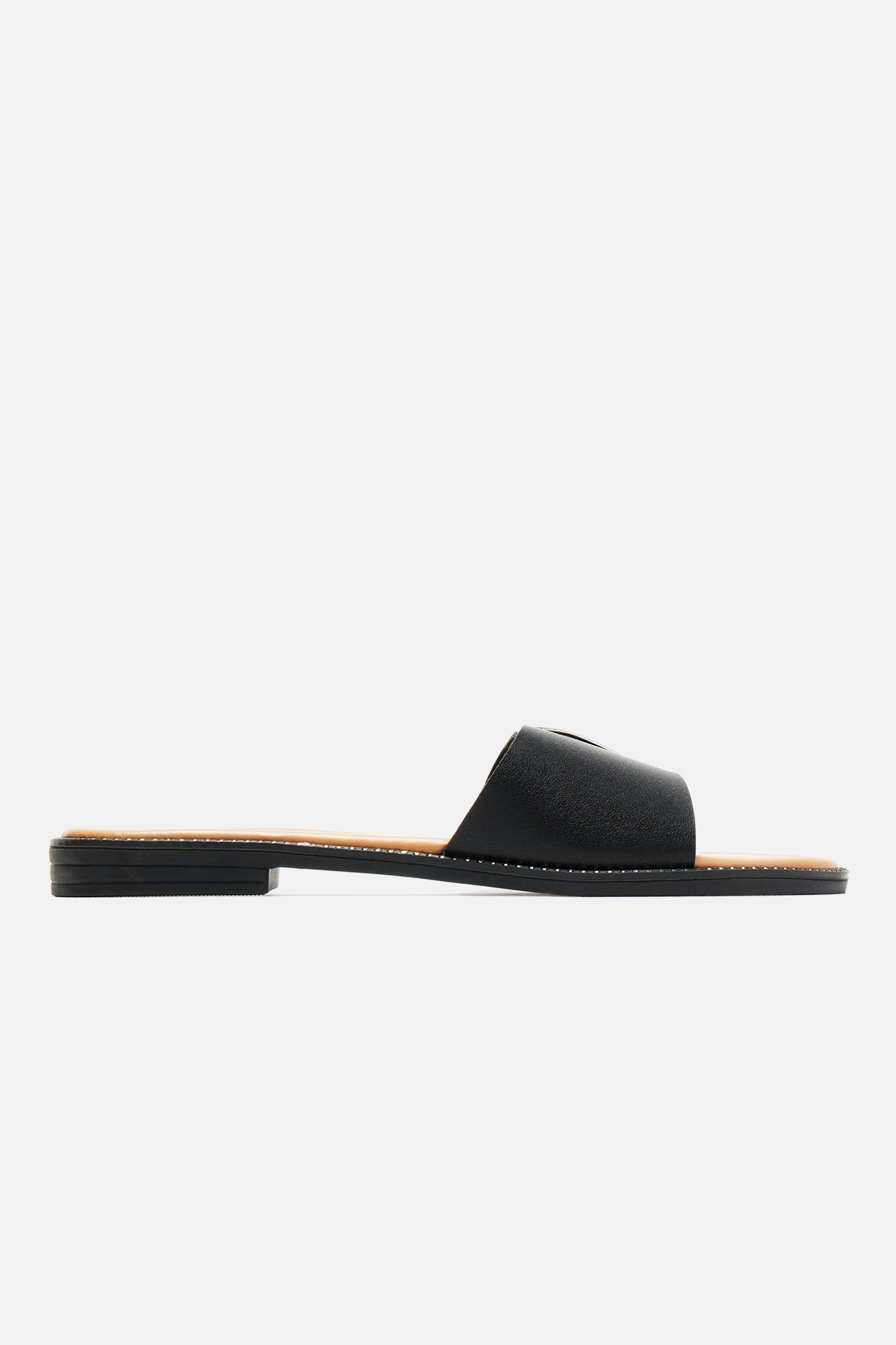 Devan Flat Sandals - Black sold by Fashion Nova product image thumbnail 5