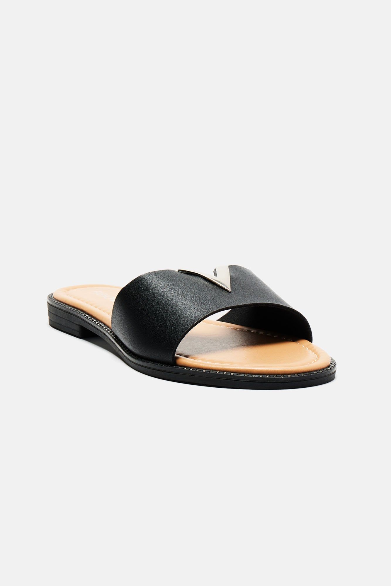 Devan Flat Sandals - Black sold by Fashion Nova product image thumbnail 3