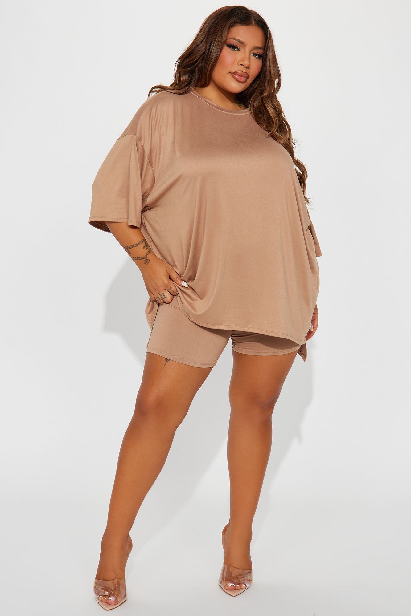 Casual Life Short Set - Mocha sold by Fashion Nova product image thumbnail 4