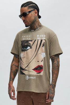 Unreal Short Sleeve Tee - Tan made by Fashion Nova