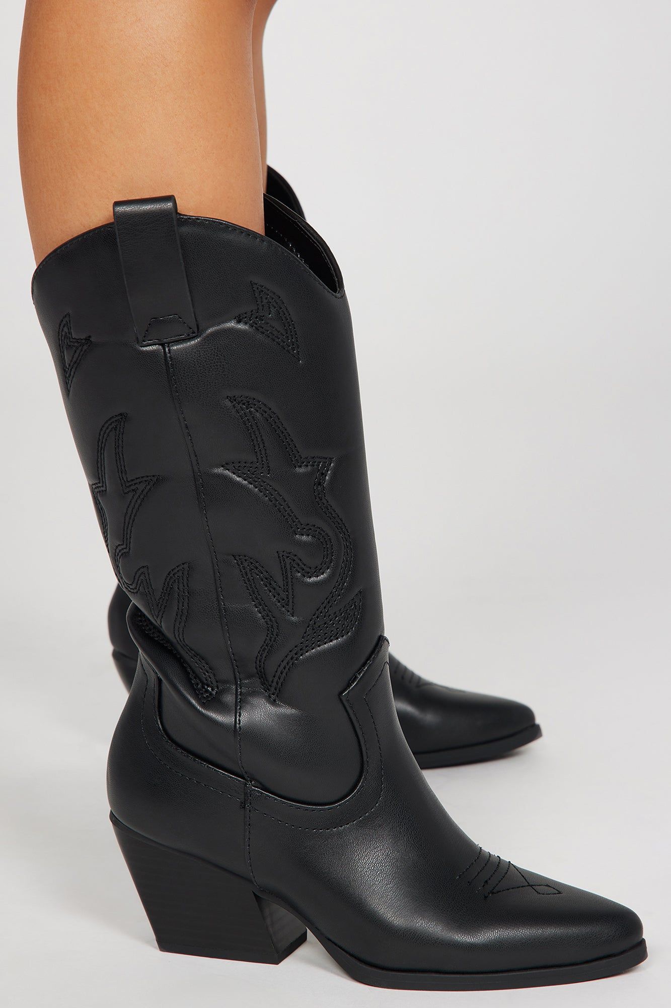 Western Dreams Knee High Boots - Black sold by Fashion Nova product image thumbnail 3