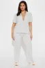 Chill Vibes Only Ribbed PJ Pant Set - Grey sold by Fashion Nova