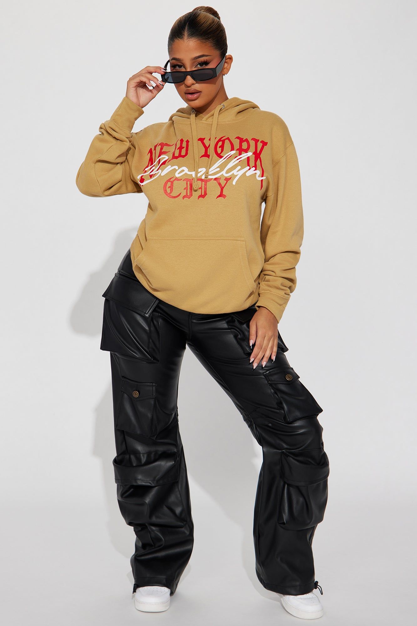 Love For New York Hoodie - Khaki sold by Fashion Nova product image thumbnail 2