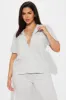 Chill Vibes Only Ribbed PJ Pant Set - Grey sold by Fashion Nova