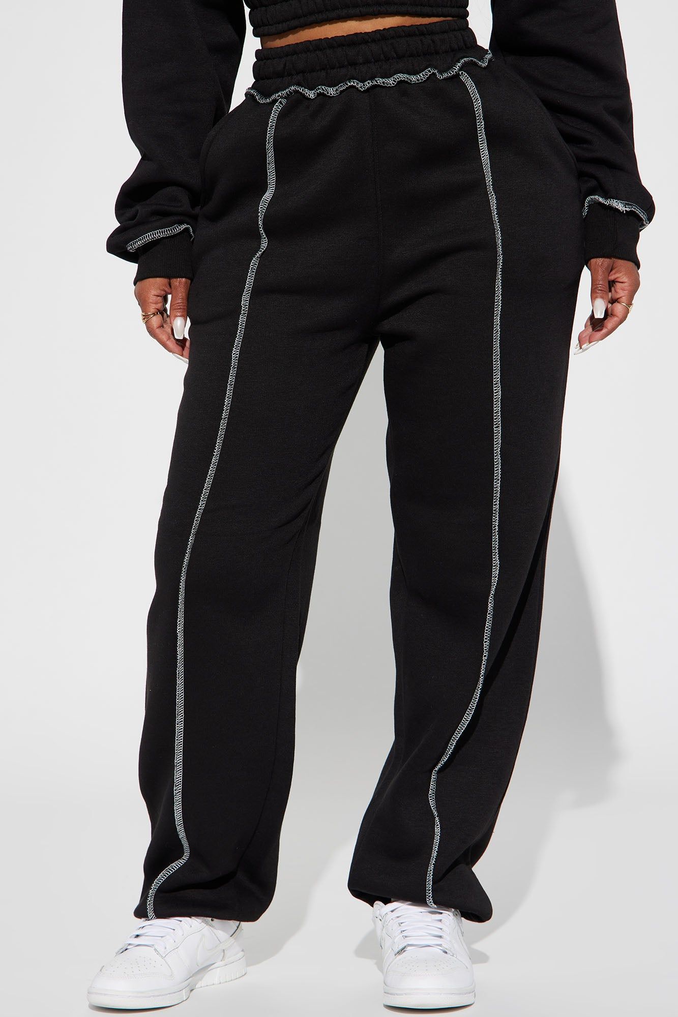 Staying Connected Lounge Jogger - Black sold by Fashion Nova product image thumbnail 2