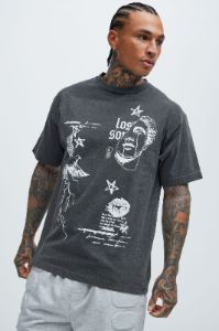 Lost Souls Need Redemption Short Sleeve Tee - Black sold by Fashion Nova