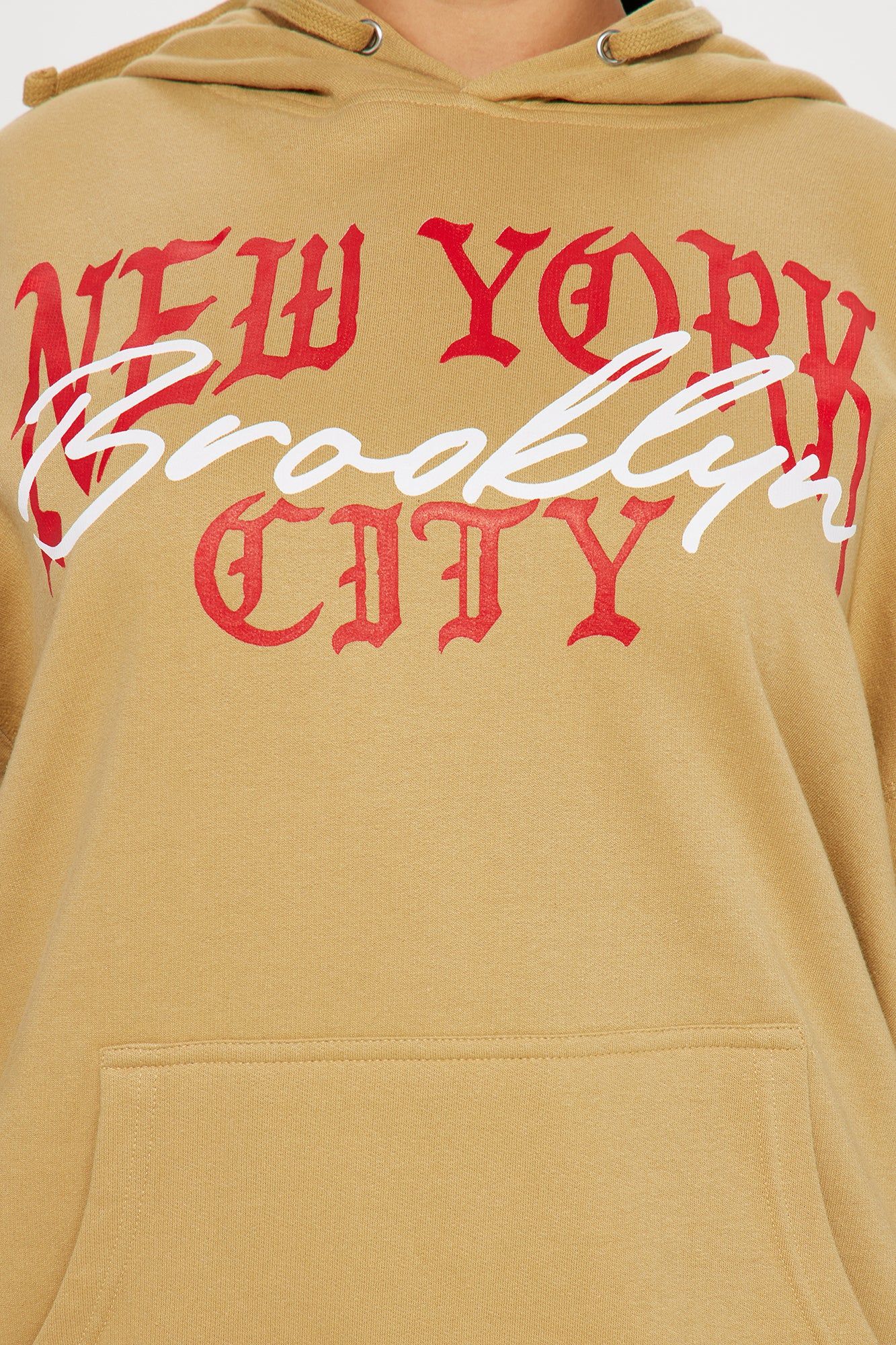 Love For New York Hoodie - Khaki sold by Fashion Nova product image thumbnail 6