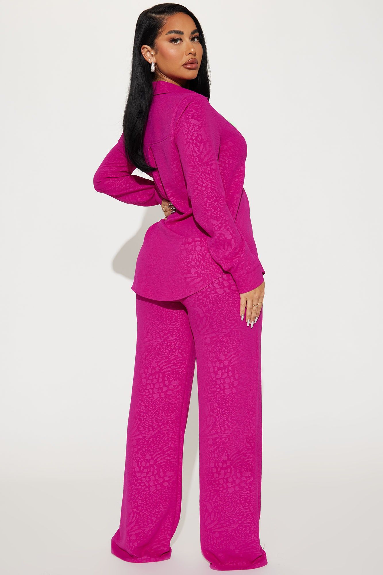 Wild Side Pant Set - Magenta sold by Fashion Nova product image thumbnail 3