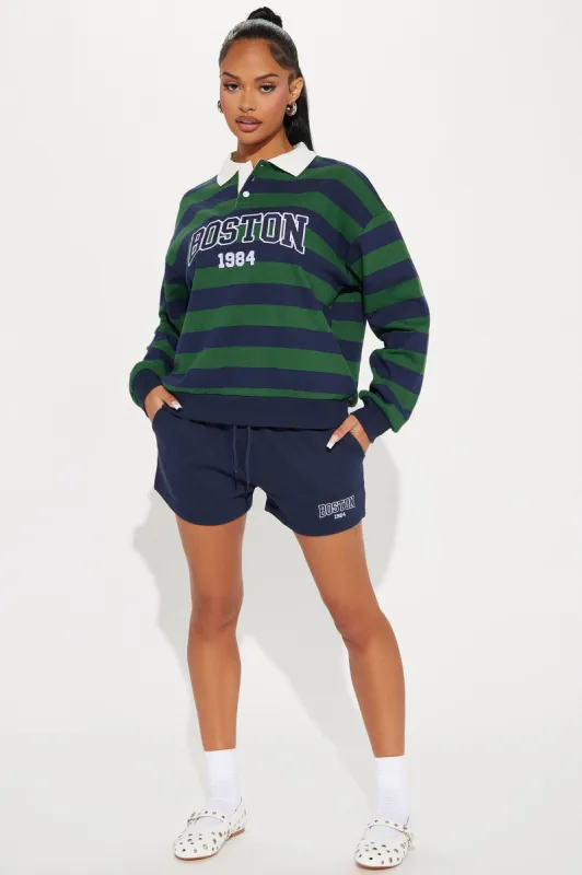 Boston Days Short Set - Hunter sold by Fashion Nova